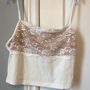 Tiger mist Lace Crop  top